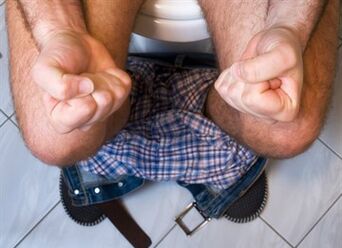 Bolesť v konečníku pri pohybe čriev je príznakom chronickej prostatitídy